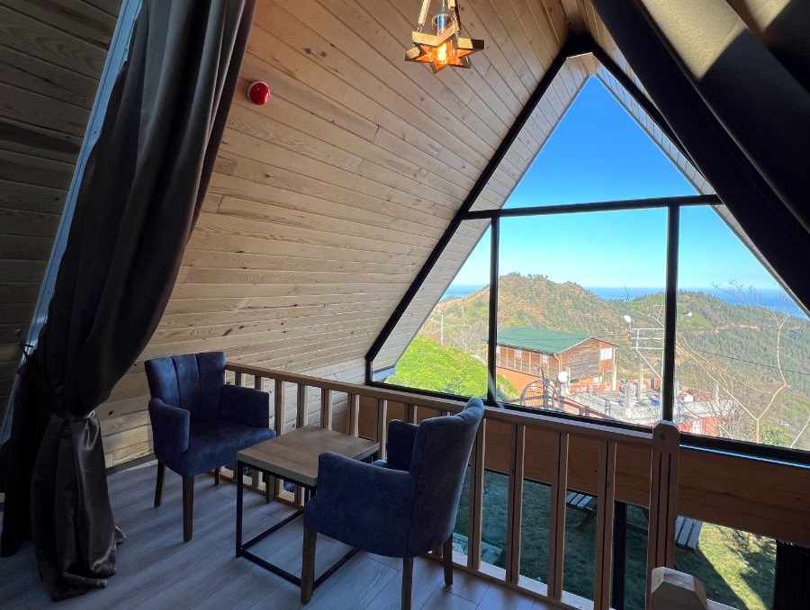 Of Çamlıkda 1+1 Doğa İle İç İçe Kiralık Lüks Bungalov DRM-2144