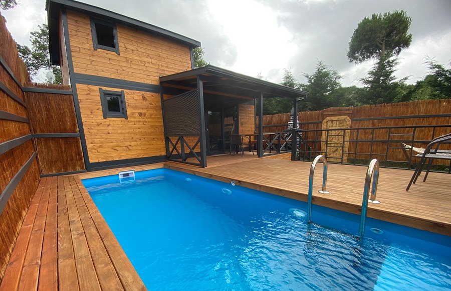 Şile Alacalıda 1+1 Özel Havuzlu Doğa Manzaralı Kiralık Lüks Villa DRM-2002