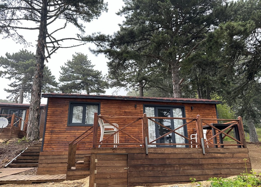 Uludağ Kirazlıda 1+1 Kusursuz Doğa Manzaralı Kiralık Lüks Bungalov DRM-2000