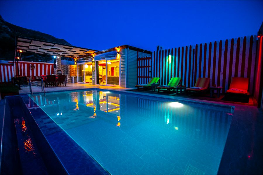 Kalkan Akbelde 2+1 Özel Havuzlu Doğa Manzaralı Kiralık Lüks Villa DRM-2013