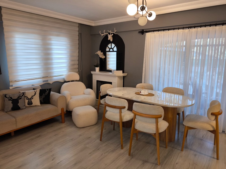 Fethiye Çalış'ta 3+1 Muhafazakar Özel Havuzlu Tatil Villası DRM-1684