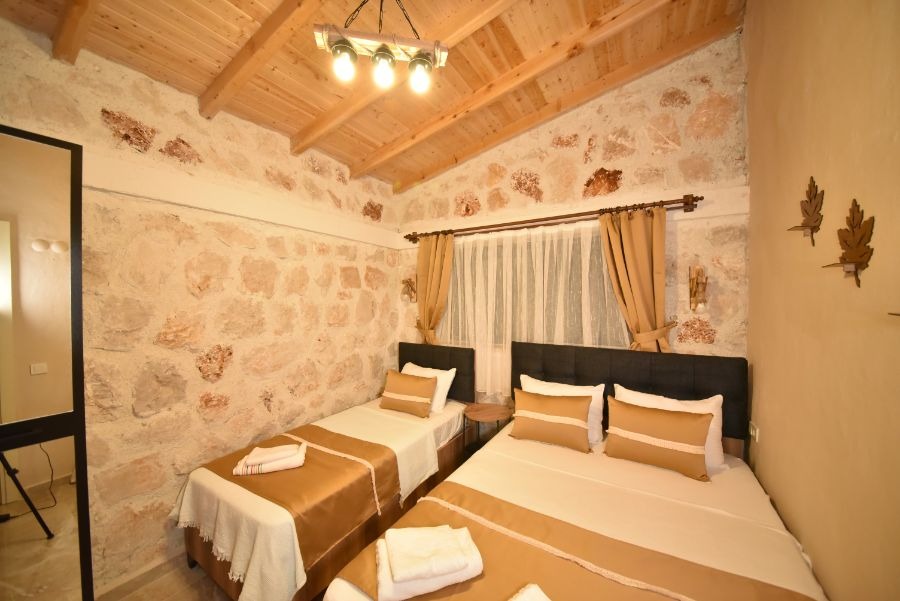 Kaş Bayındırda 2+1 Özel Havuzlu Kiralık Lüks Villa DRM-1714