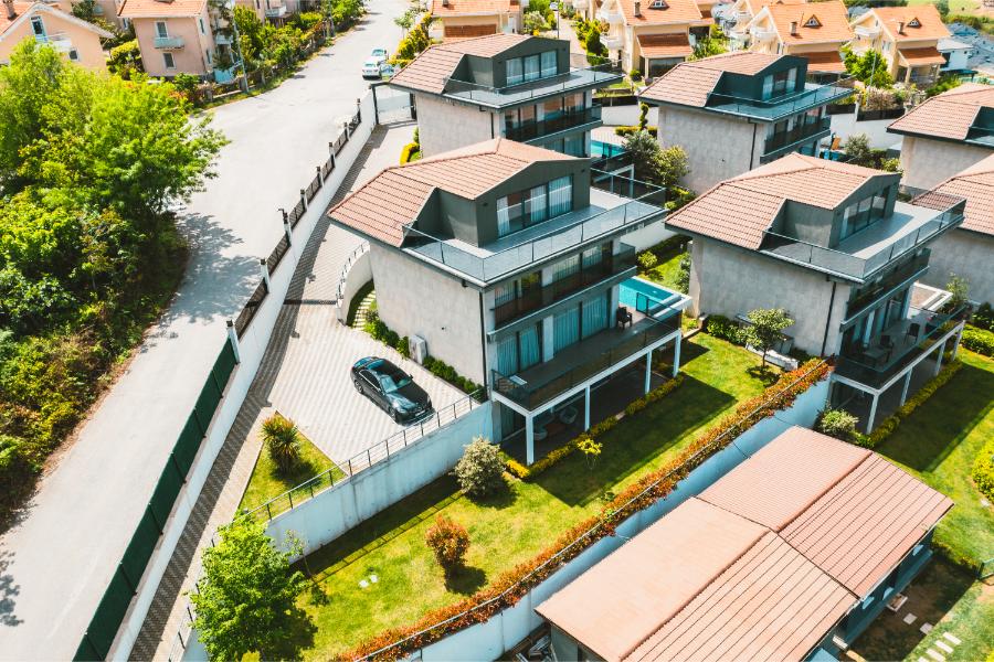 Şile Ahmetliköyde 4+1 Özel Havuzlu Deniz Manzaralı Kiralık Lüks Villa DRM-1709