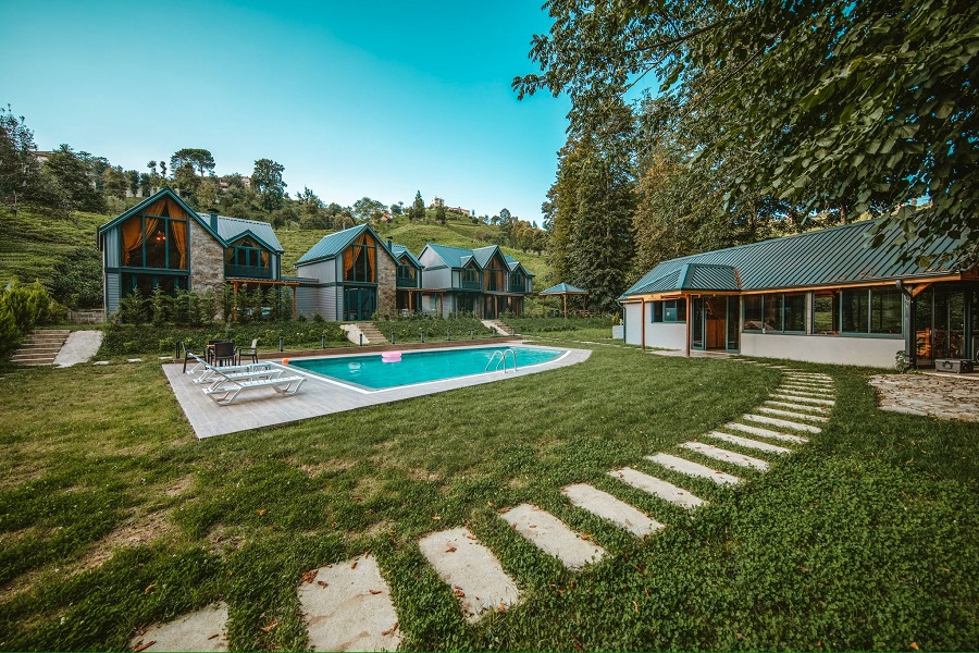 Rize Ardeşen'de 2+1 Ortak Havuzlu Denize Yakın Kiralık Villa DRM-2032