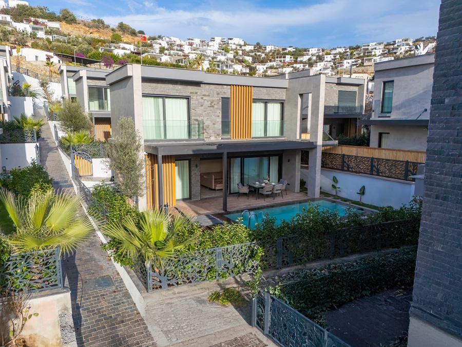 Gümüşlükde 4+1 Özel Havuzlu Kiralık Lüks Villa DRM-2005