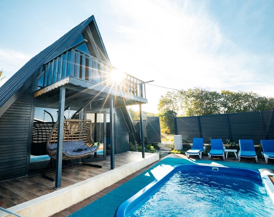 Melenağzı Köyünde 1+1 Denize Sıfır Kiralık Lüks Bungalov DRM-1961