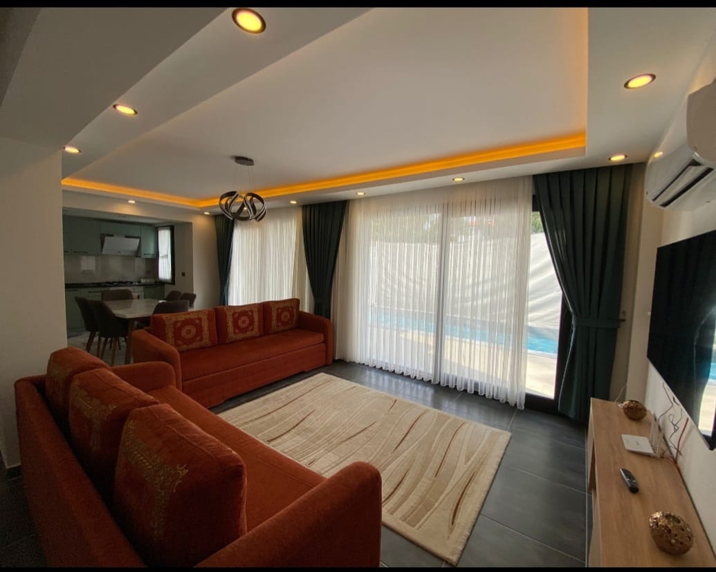 Muğla Fethiye'de 2+1 Özel Havuzlu Denize Yakın Villa DRM-1692