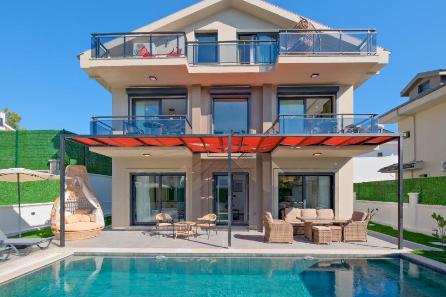 Fethiye Çiftlikte 3+1 Özel Havuzlu Kiralık Lüks Villa DRM-1865