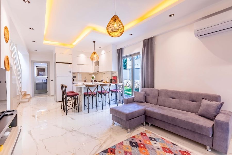 Antalya Kaş'ta 2+1 Özel Havuzlu Doğa Manzaralı Kiralık Villa DRM-1762