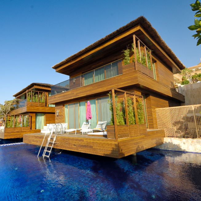 Bodrum Torba`da 3+1 Özel Havuzlu Denize Sıfır Lüx Villa BV-4815