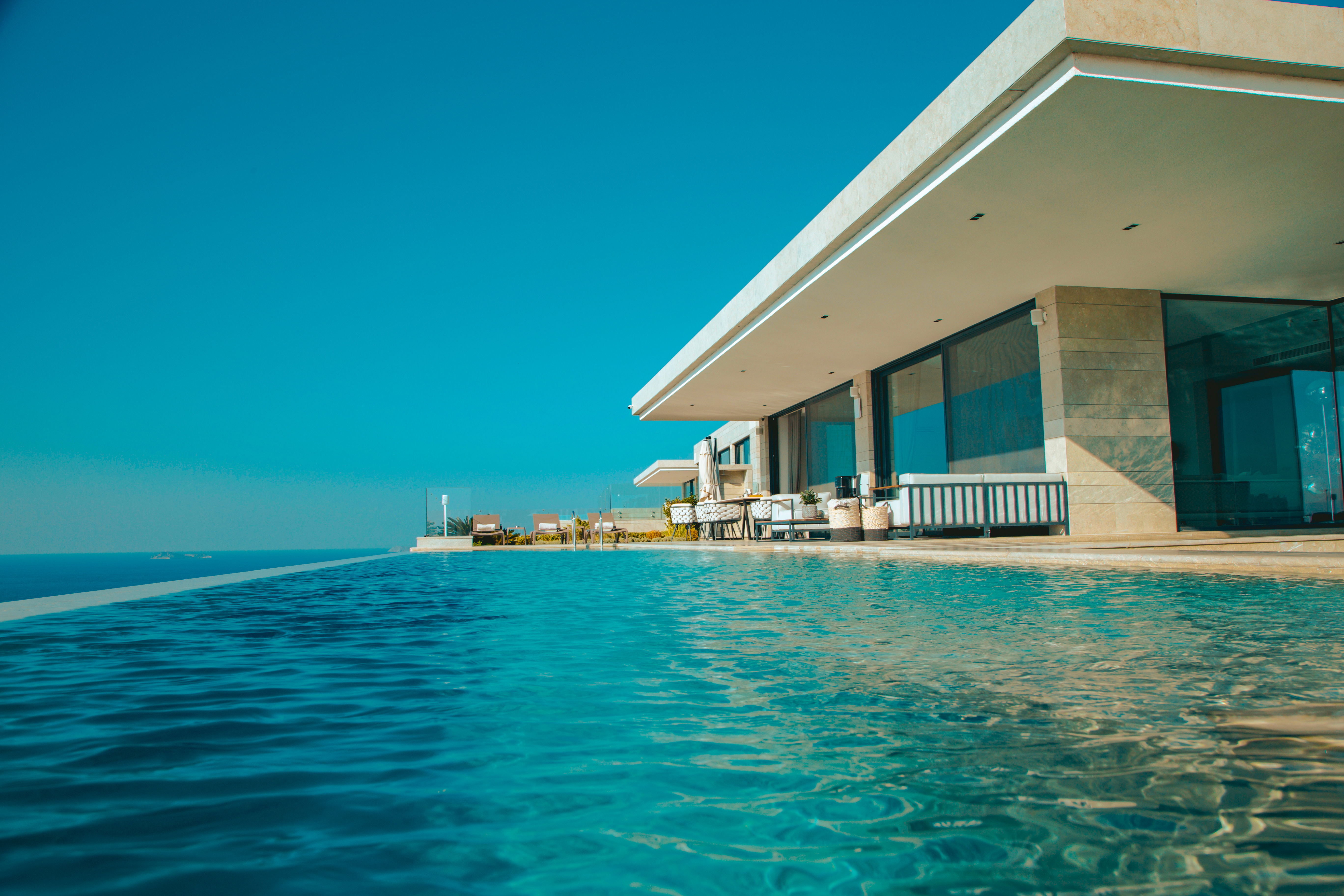 Turgutreiste Panoramik Deniz Manzaralı 5+1 Özel Havuzlu Villa BV-2585